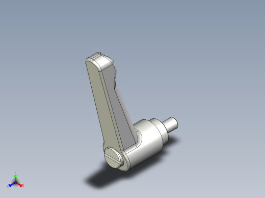 調整式把手(鋅合金A)1059-3D多系列多零件图纸模型正等轴测缩略图
