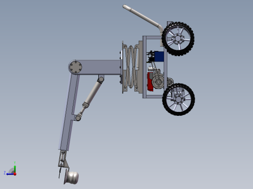 苹果采摘机SW三维图前视缩略图