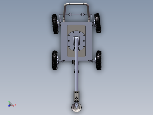 苹果采摘机SW三维图左视缩略图