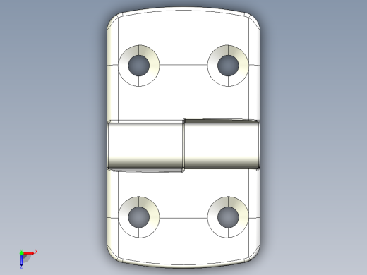 型材-KJN 40-45 DETACHABLE COMBI HINGE LEFT 095K4045L00俯视缩略图