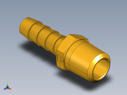 倒齿式工业管接头Hose Barb to Male Pipe 125HBL-5-4