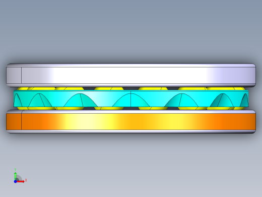 平面推力球轴承51208前视缩略图