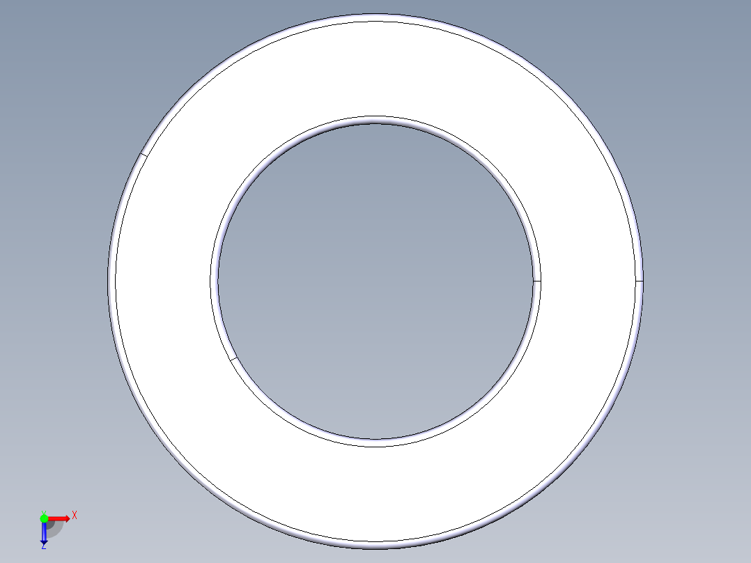 平面推力球轴承51208俯视图