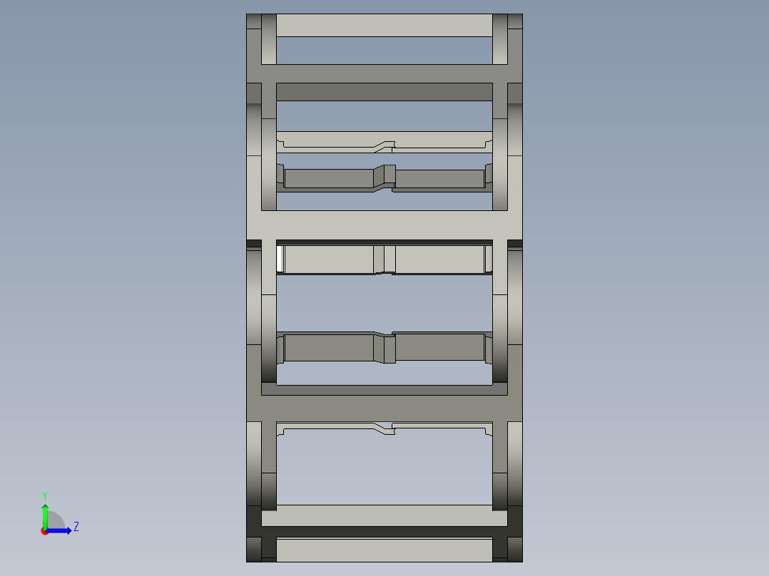 电缆架 SZ08F-30-028-20左视图