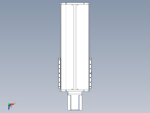 东锦丝杆传动-直线滑台模组DH270-C-L10-S400-BC-T1000W-C3俯视缩略图