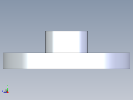 CPVC管件23-Sch80_Flange One-Piece_SOC_9851-005_0.5in右视缩略图