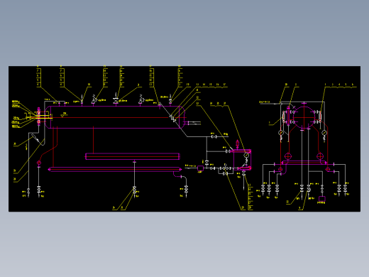 4L71-0管道、阀门、仪表
