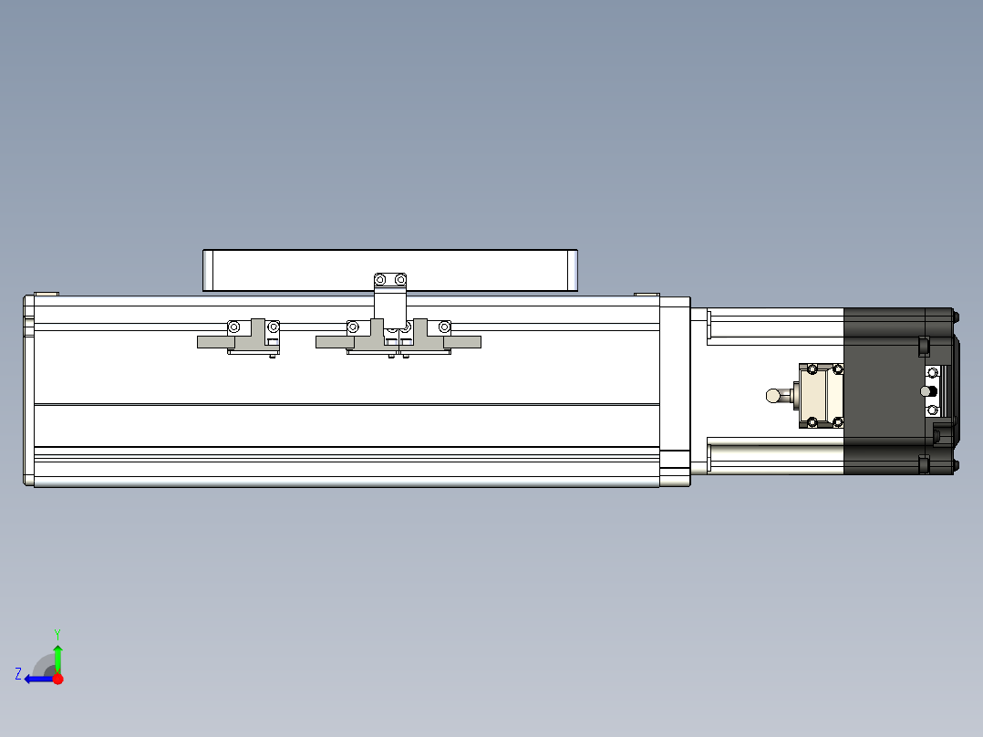 丝杠滑台-全封闭-EC17-Lx-C-S50-BC-P75-D3右视图