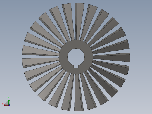 涡轮 叶片 涡扇 (35)后视缩略图