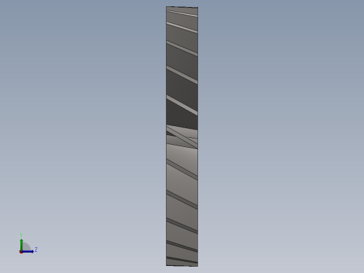 涡轮 叶片 涡扇 (35)左视缩略图