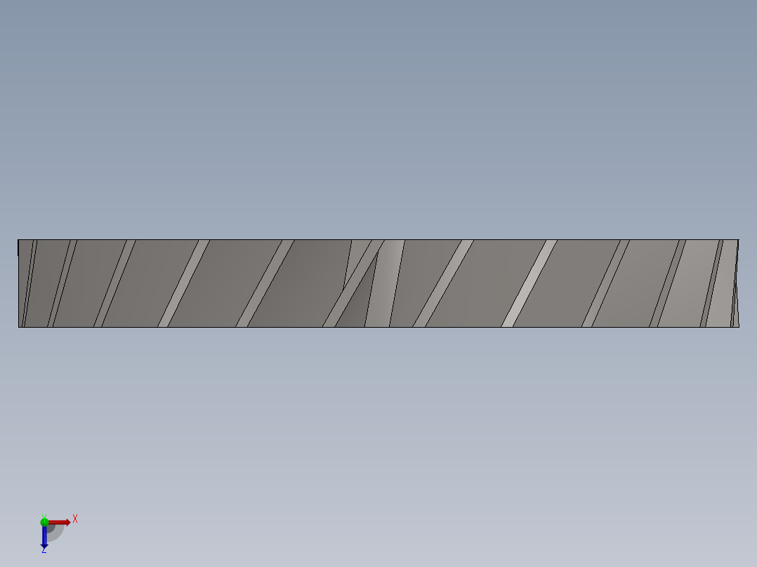 涡轮 叶片 涡扇 (35)俯视图