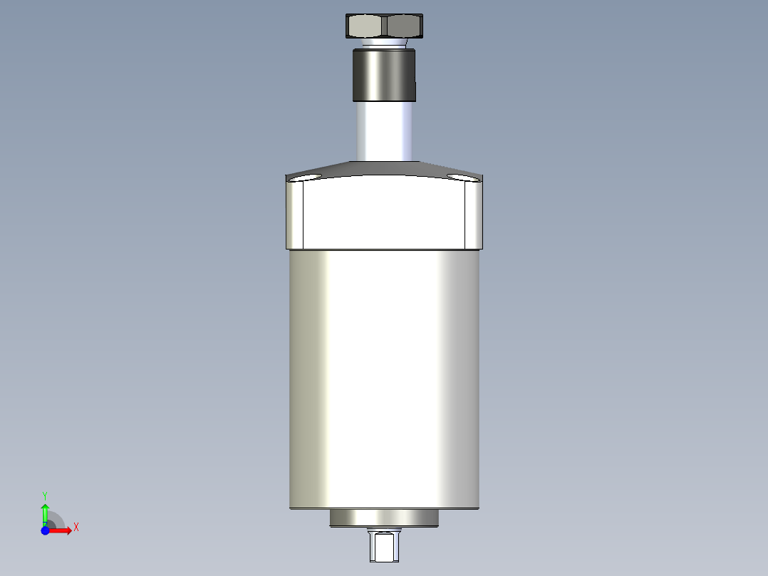 KOSMEKWHE1600-2ALD多系列多零件图纸模型前视图