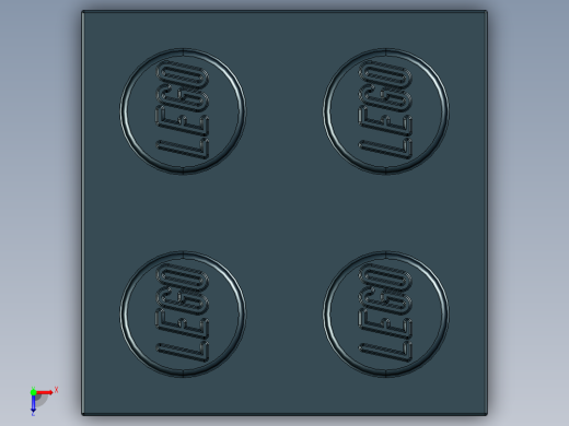 乐高套装 4421基本积木-300326 Black Brick 2 x 2.STEP俯视缩略图