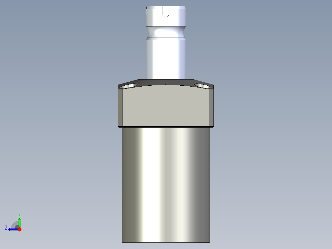 KOSMEKLHS0550-CL-F多系列多零件图纸模型右视图