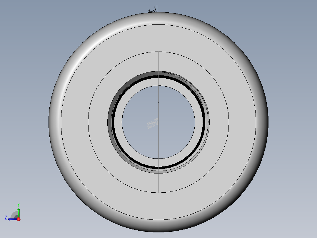 PVC公制管件-32 WALL PVC PIPE FITTING前视图