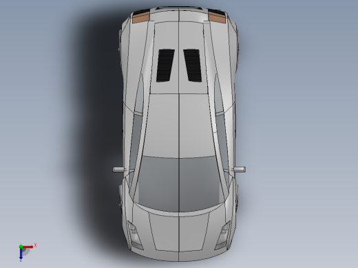 汽车车身 (34)俯视缩略图