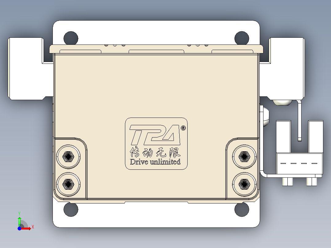 TPA-KNR-60E-1205C-L800A1-M-H40-N3线性模块铝制底座前视图