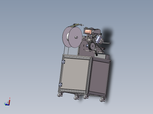 电容剪脚折弯（sw18可编辑+工程图+bom）