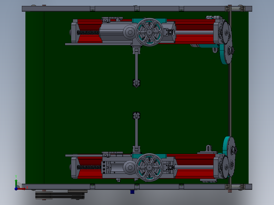 双头自动打磨机设备sw17前视图