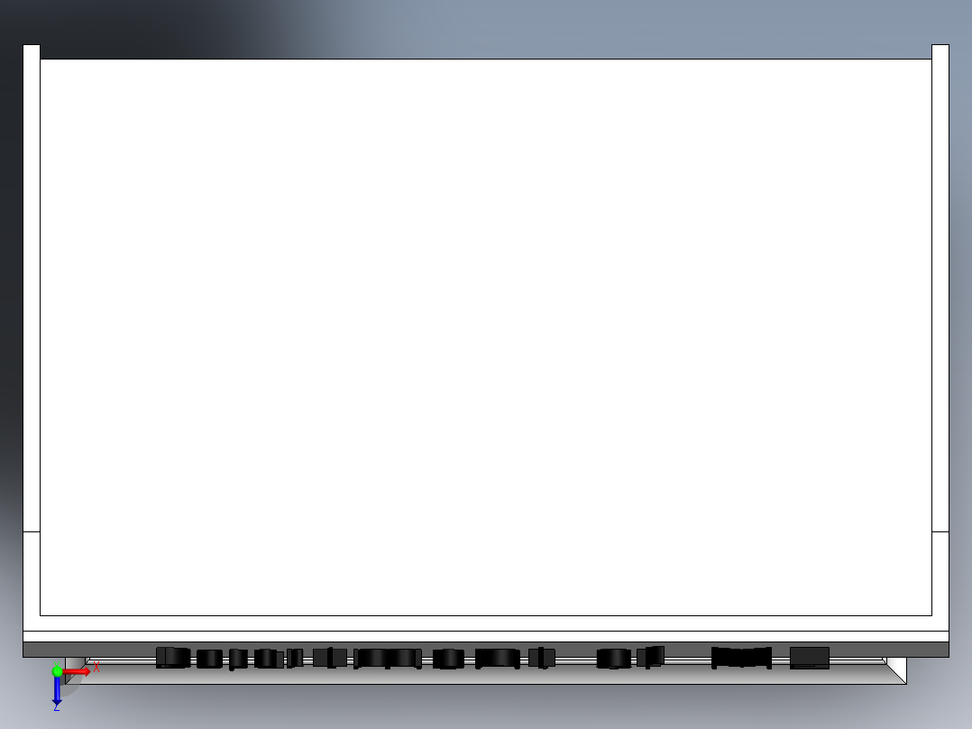 演讲桌讲台俯视图