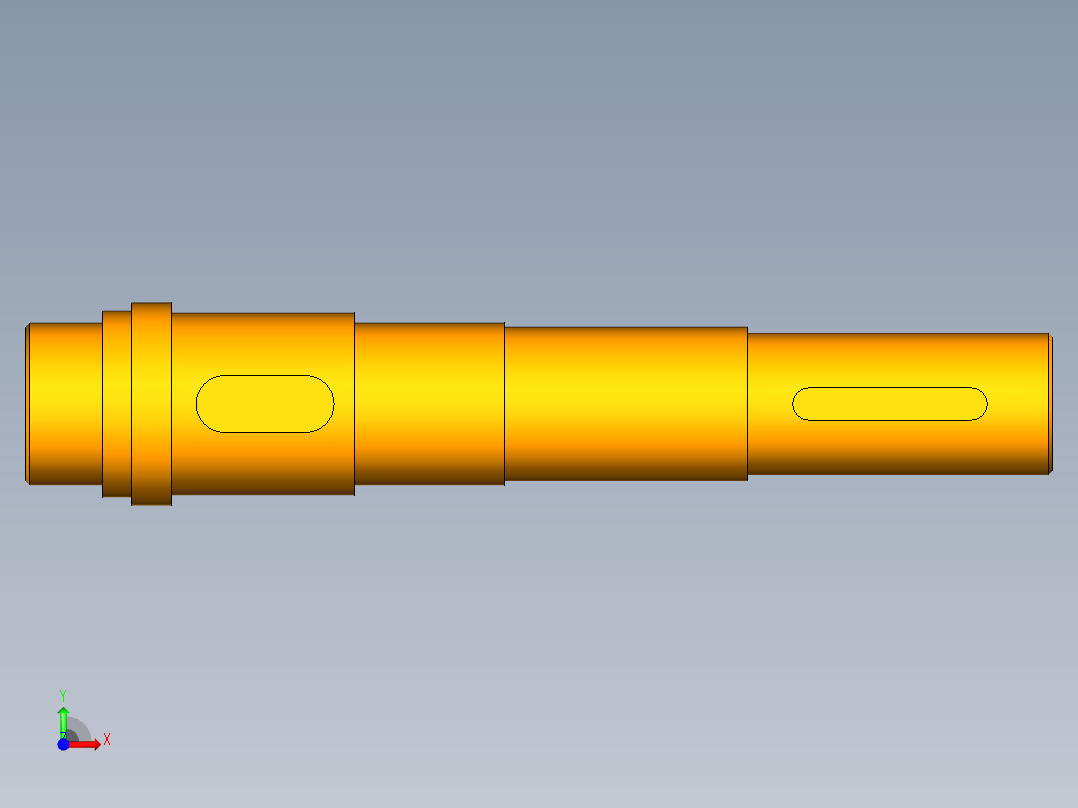 1输出轴工艺规程设计(1)前视图