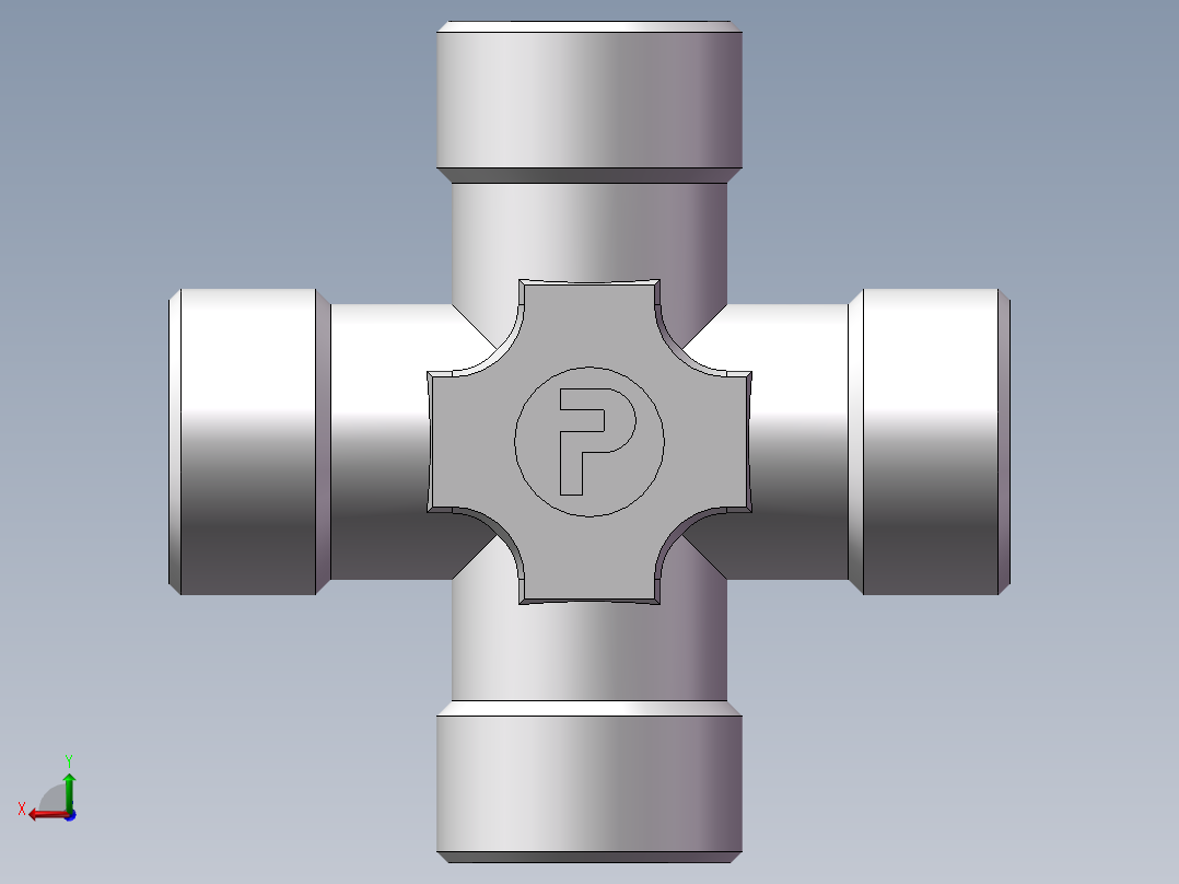 XC+XD 四通接头、XD-24后视图