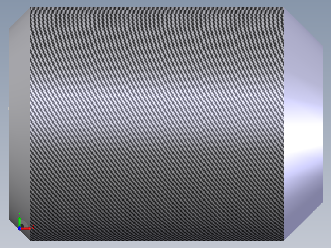 内六角平端紧定螺钉  M6×801前视图