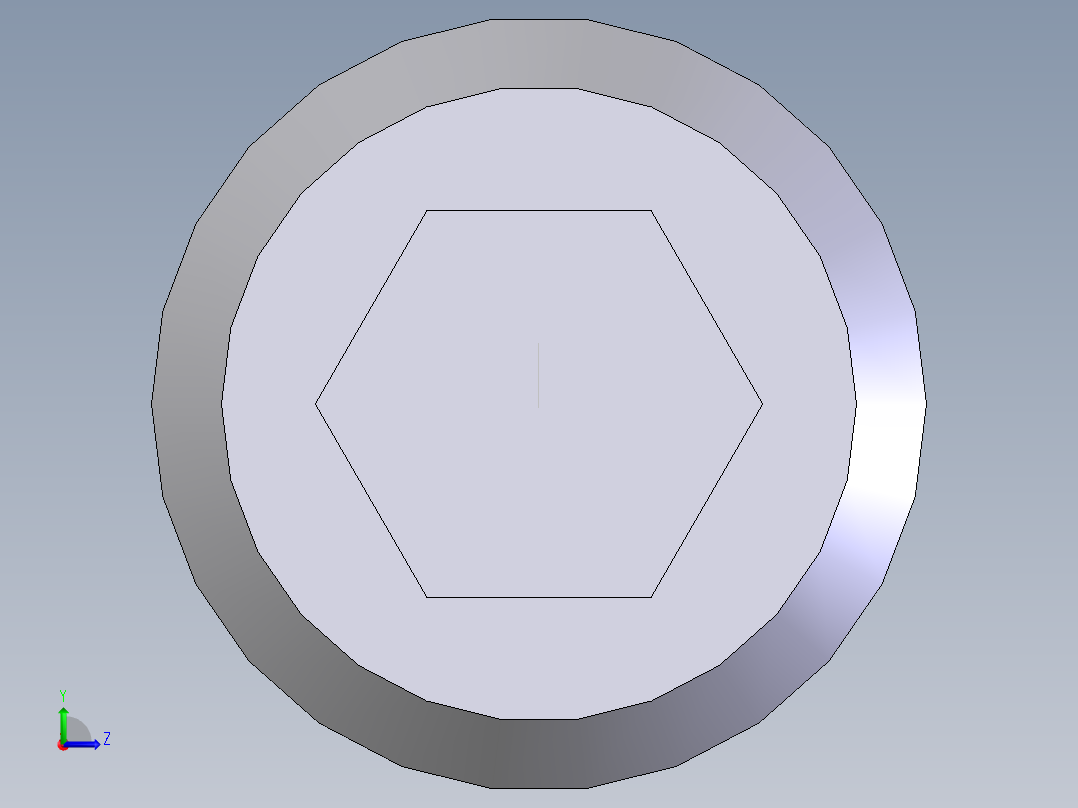 内六角平端紧定螺钉  M6×801左视图