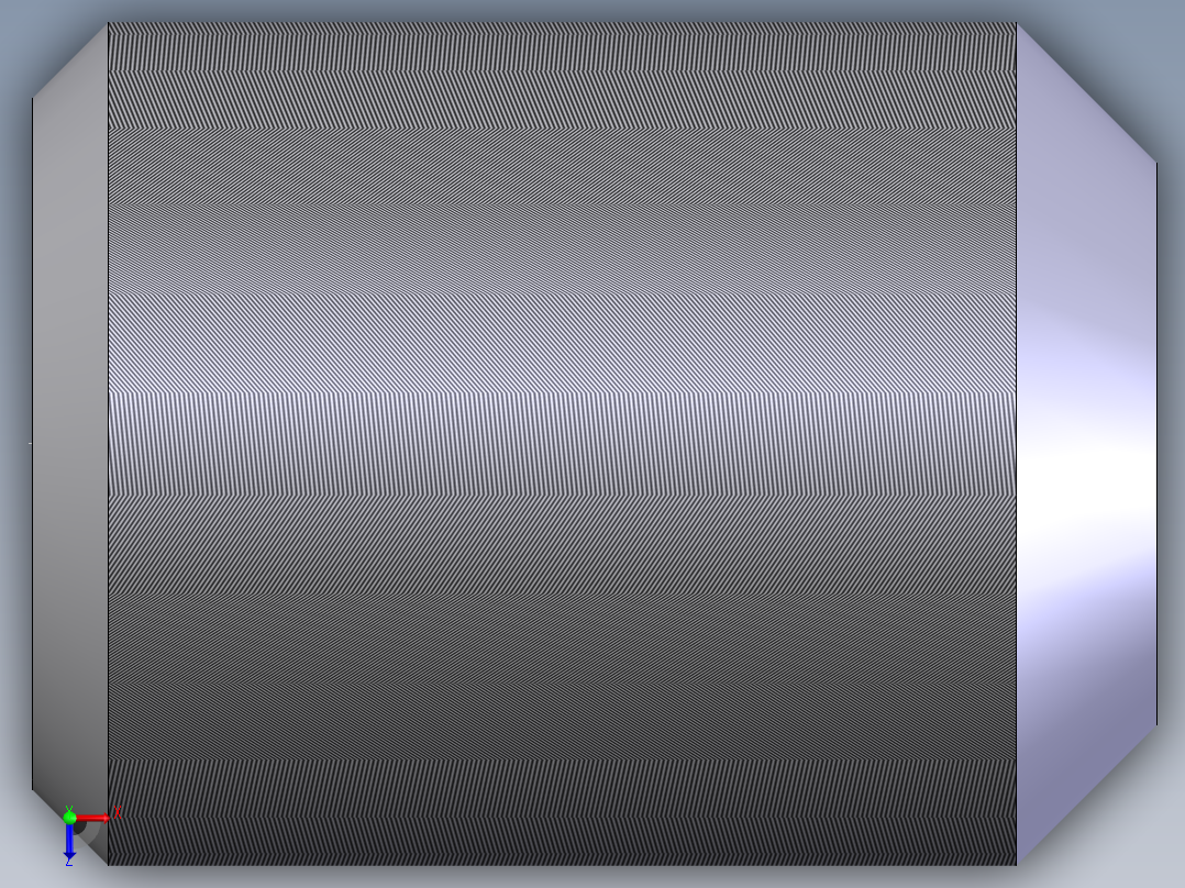 内六角平端紧定螺钉  M6×801俯视图