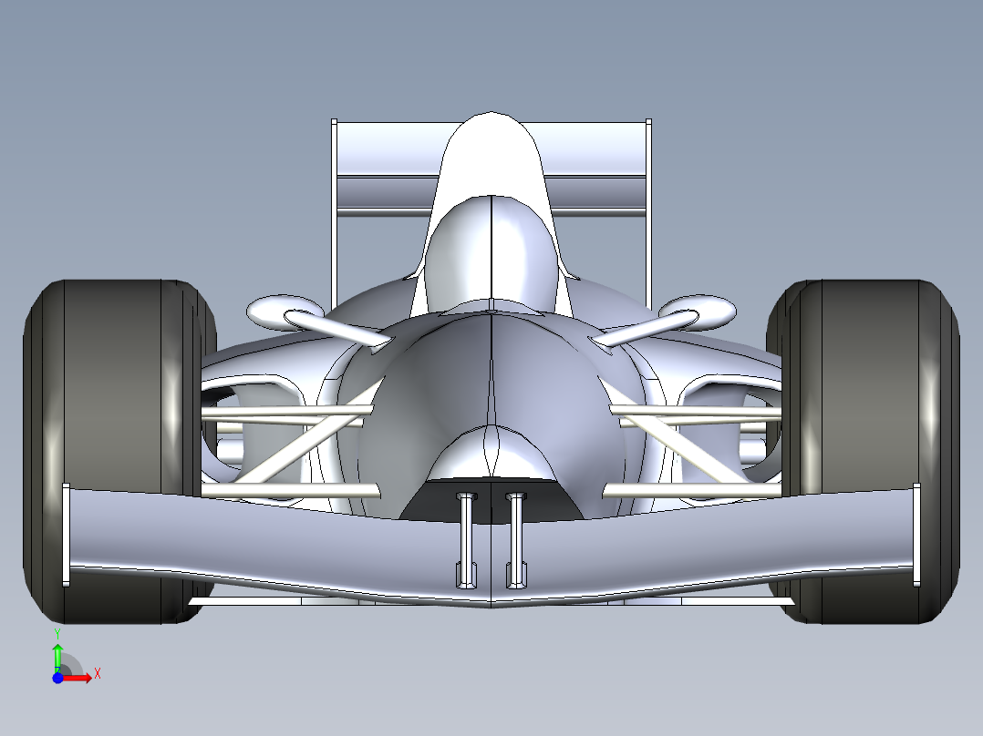 汽车尾翼(38)前视图