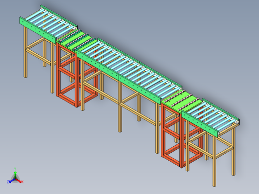 无动力滚筒输送线