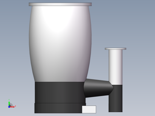 泵、水泵、KT-400高真空油扩散泵(沈阳真龙)前视缩略图
