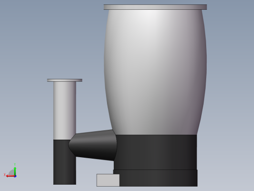 泵、水泵、KT-400高真空油扩散泵(沈阳真龙)后视缩略图