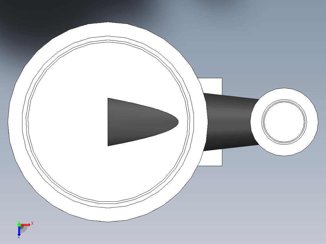 泵、水泵、KT-400高真空油扩散泵(沈阳真龙)俯视图