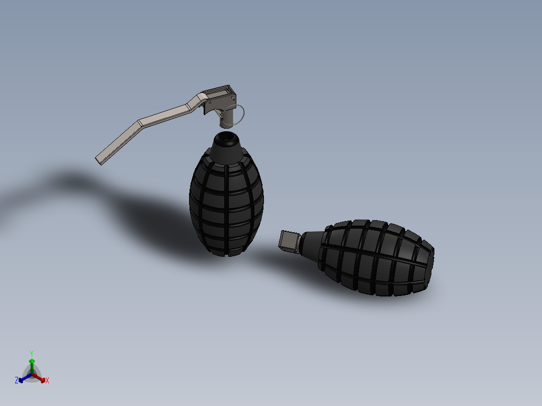 原子弹(12)正等轴测图