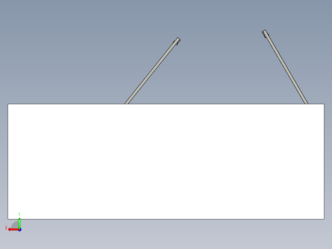 组合工作桌设计后视图