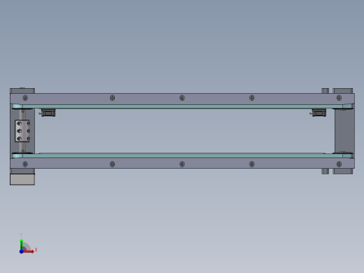 0.79米0.17米双带输送机构