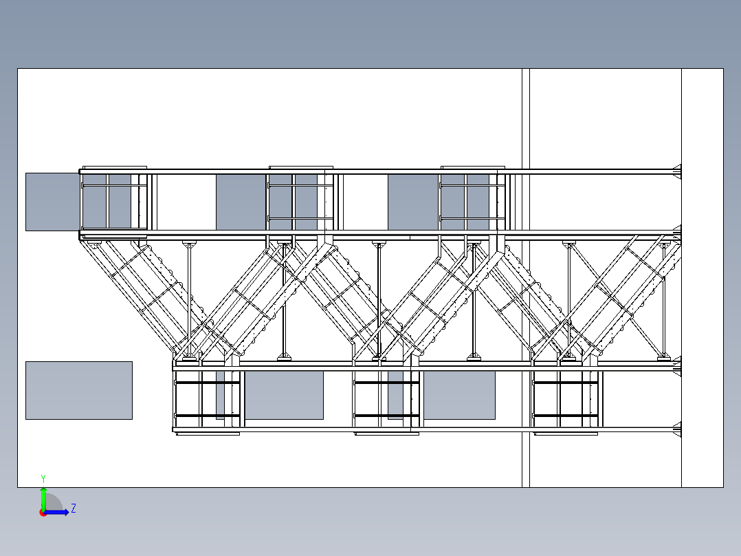 楼梯梯子escalier-acces-exterieur-1 1 STP左视图