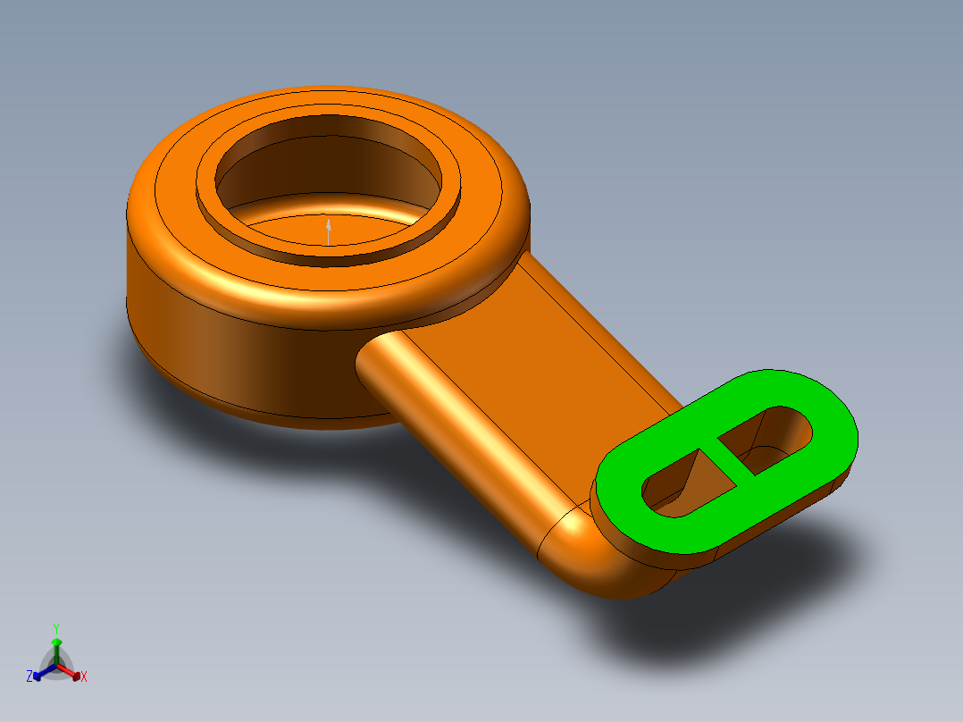 第八届练习题3D08-H04  SW16主视图
