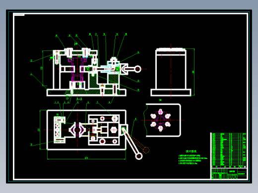 法兰盘-轴套的钻6-φ7孔夹具设计及加工工艺装备含4张CAD图缩略图
