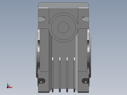 蜗轮蜗杆减速机NMRV050前视缩略图