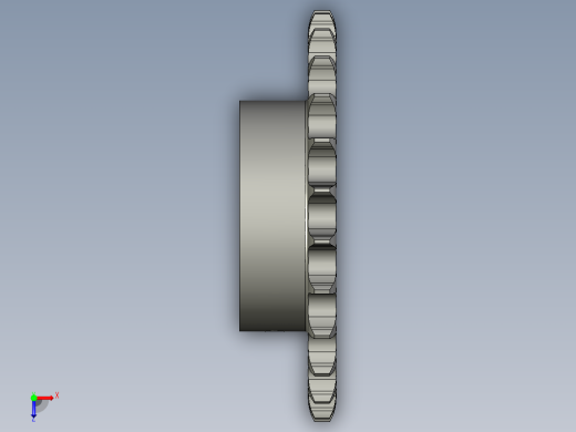 08B25Z链轮俯视缩略图