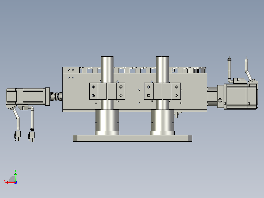 旋转加紧后视图