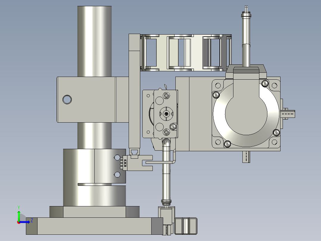 旋转加紧左视图