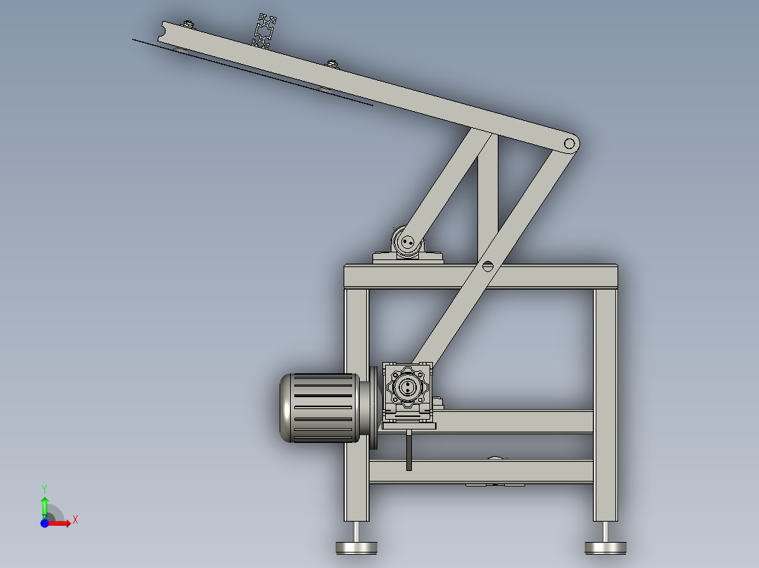 7092-0600-0000四连杆翻转机前视图
