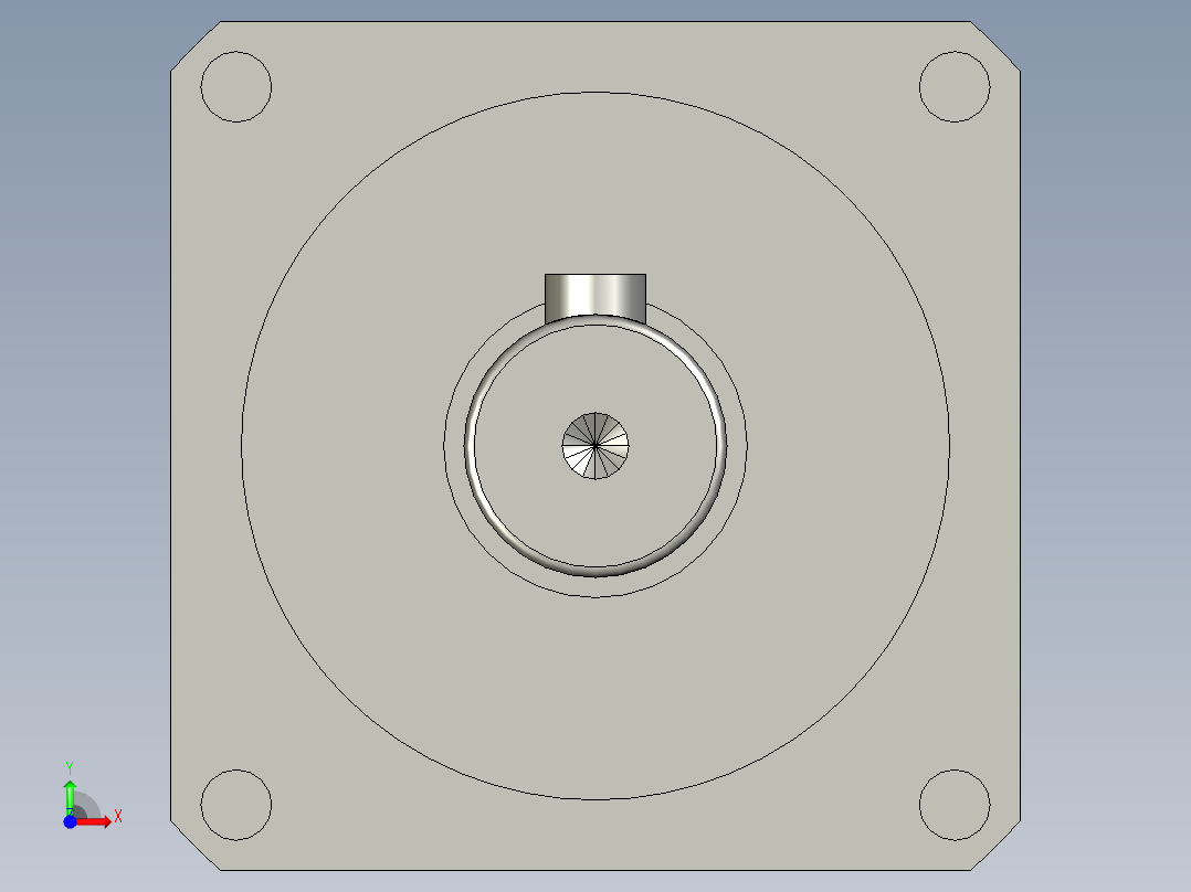 BAB042-5-L1-P2(100W)外形图(8-26-30-46-M4)(3)-002前视图