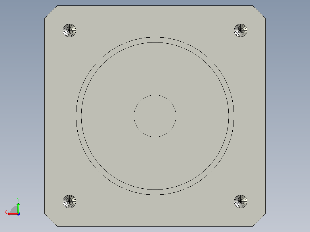 BAB042-5-L1-P2(100W)外形图(8-26-30-46-M4)(3)-002后视图