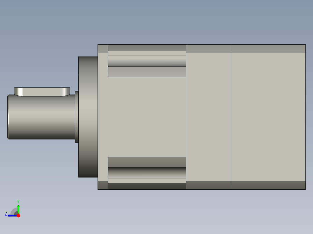 BAB042-5-L1-P2(100W)外形图(8-26-30-46-M4)(3)-002右视图