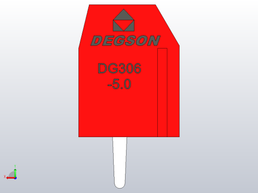 7针DG306 5红色间距5毫米后视缩略图