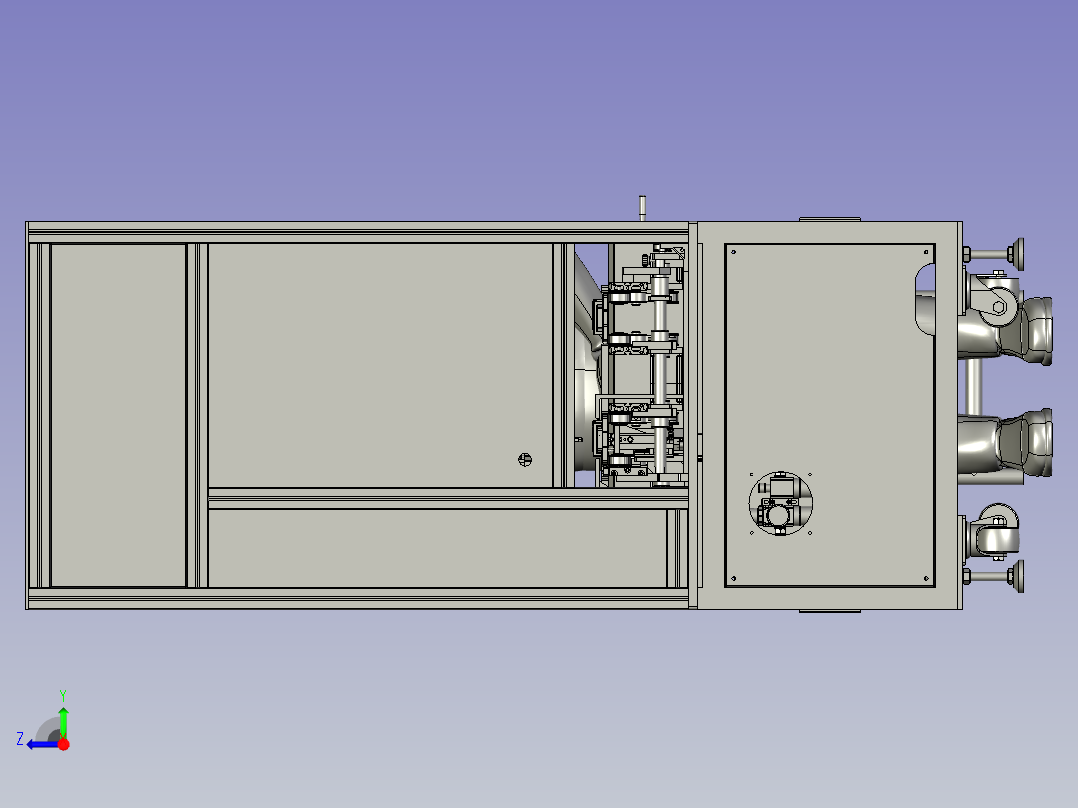 PSA保压模组右视图